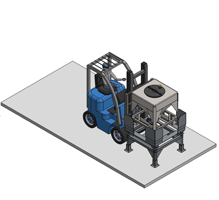 Processus vidange container - Phase 2 - IBC Containers