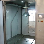 Cabine/station de lavage conteneurs